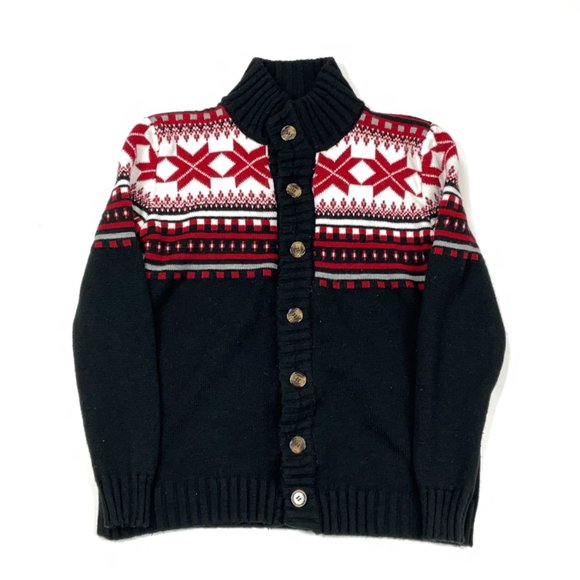 ZYFG Free Cardigan Snowflake Sweater Icelandic - Picture 1 of 5